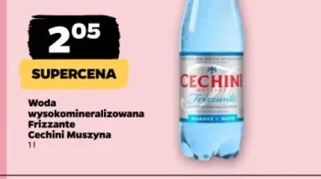 Woda wysokomineralizowana Frizzante Cechini Muszyna