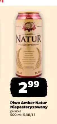 Piwo Amber Natur Niepasteryzowany