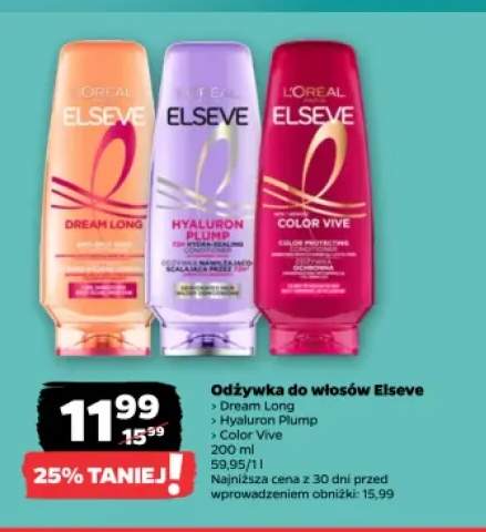 Odżywka do włosów L'Oreal Elseve Dream Long +2 warianty