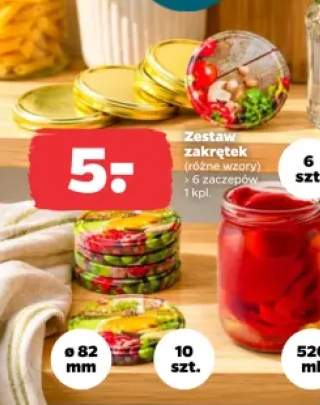 Zestaw zakrętek Altom Design 10-pak ø82 mm