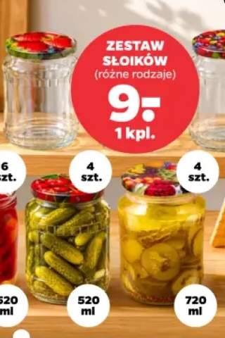 Zestaw słoików Altom Design 4-pak 720 ml +2 warianty