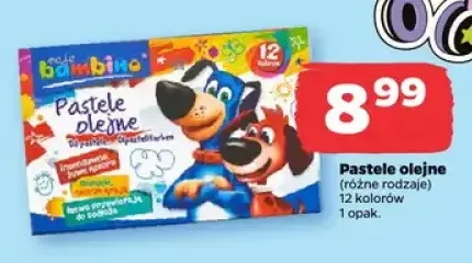 Pastele olejne Bambino 12 kolorów