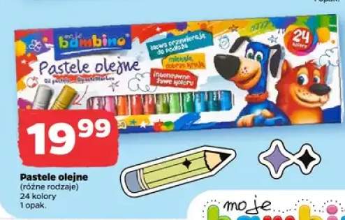 Pastele olejne Bambino 24 kolory
