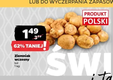 Ziemniaki wczesne luz