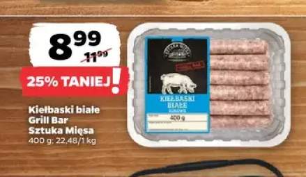 Kiełbaski białe Grill Bar Sztuka Mięsa