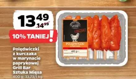 Polędwiczki z kurczaka w marynacie paprykowej Grill Bar Sztuka Mięsa