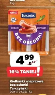 Kiełbaski wieprzowe bez osłonki Tarczyński