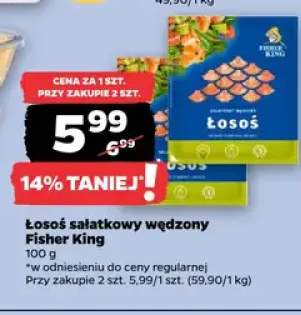 Łosoś sałatkowy wędzony Fisher King