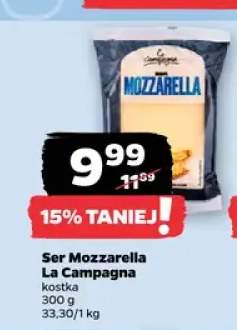Ser Mozzarella La Campagna kostka