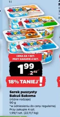 Serek puszysty Bakuś Bakoma