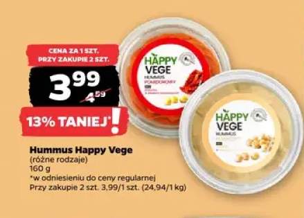 Hummus pomidorowy Happy Vege