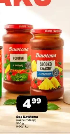 Sos słodko-kwaśny z ananasem Dawtona +1 wariant
