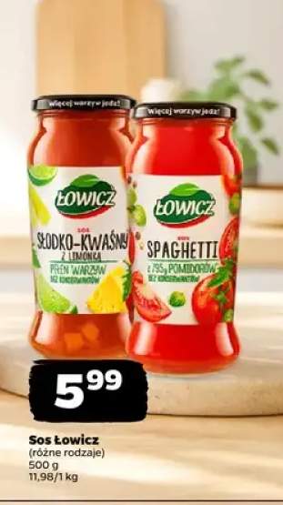 Sos słodko-kwaśny z limonką Łowicz +1 wariant