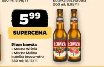Piwo Łomża Mocna Wiśnia +1 wariant