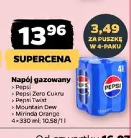 Napój gazowany Pepsi 4-pak +4 warianty