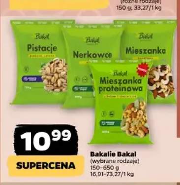 Pistacje prażone solone Bakal +2 warianty