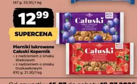 Pierniki lukrowane Całuski Kopernik z nadzieniem o smaku śliwkowym +1 wariant