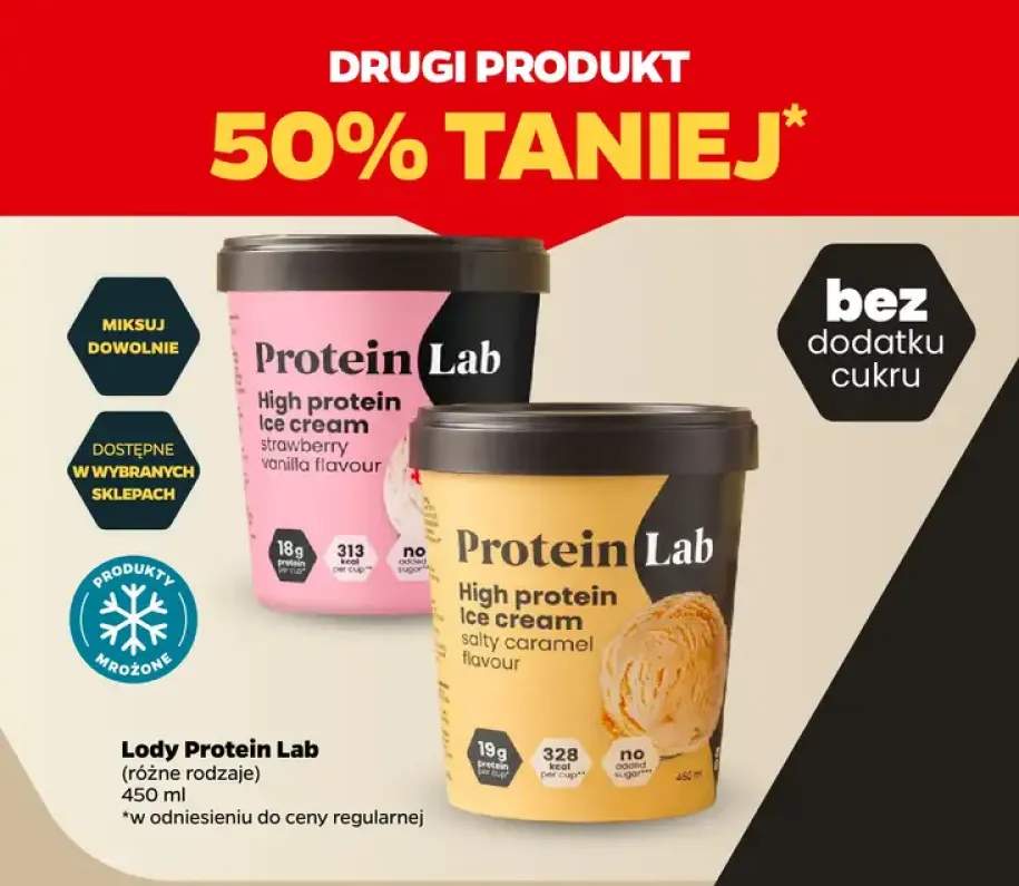 Lody Protein Lab strawberry vanilla +1 wariant