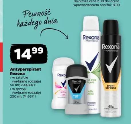 Antyperspirant w sprayu Rexona