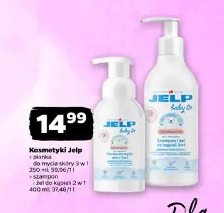 Szampon i żel do kąpieli 2w1 Jelp baby 0+