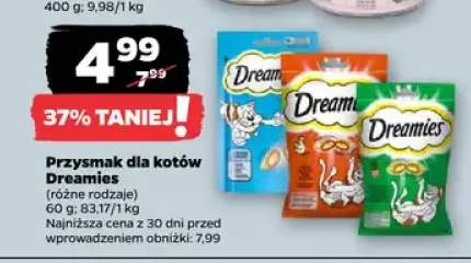 Przysmak dla kotów Dreamies z serem +2 warianty