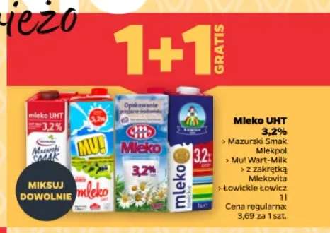 Mleko UHT 3,2% Mu! Wart-Milk