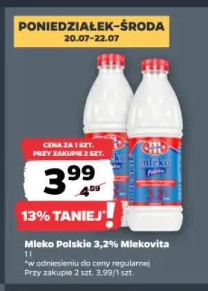 Mleko Polskie 3,2% Mlekovita