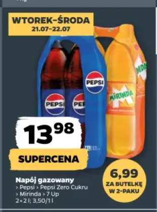 Napój gazowany Pepsi 2-pak +2 warianty