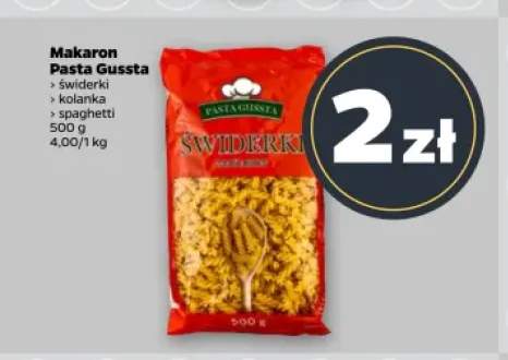 Makaron świderki Pasta Gussta +2 warianty