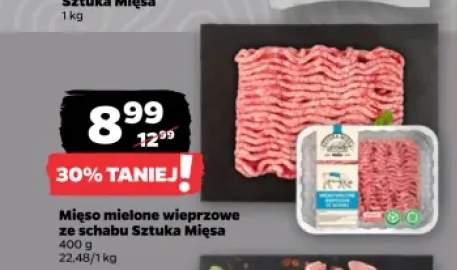 Mięso mielone wieprzowe ze schabu Sztuka Mięsa