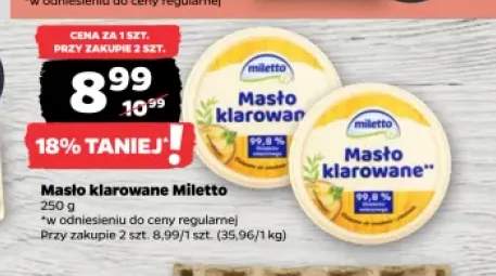 Masło klarowane Miletto