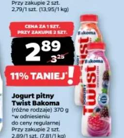 Jogurt pitny Twist Bakoma
