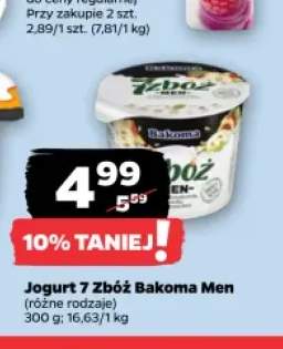 Jogurt 7 Zbóż Bakoma Men