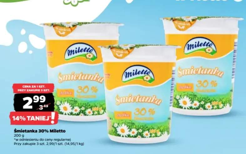Śmietanka 30% Miletto