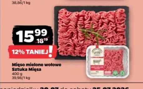 Mięso mielone wołowe Sztuka Mięsa