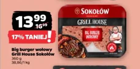 Big burger wołowy Grill House Sokołów