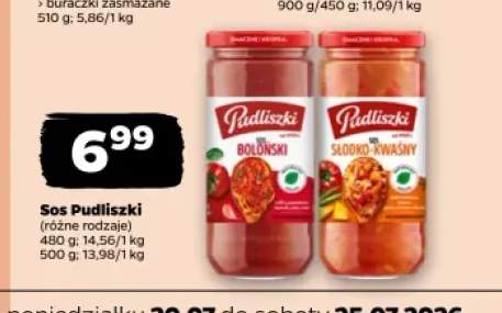 Sos słodko-kwaśny Pudliszki +1 wariant
