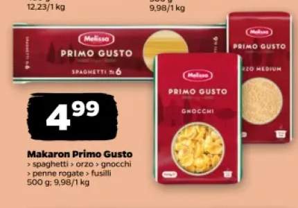 Makaron spaghetti Primo Gusto +4 warianty