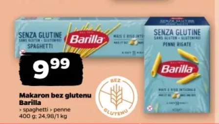 Makaron bez glutenu spaghetti Barilla