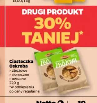 Ciasteczka zbożowe Oskroba +2 warianty