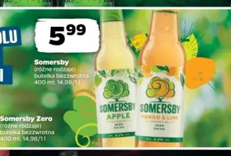 Piwo Somersby Apple +1 wariant