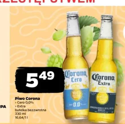 Piwo bezalkoholowe Corona Cero +1 wariant