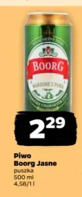Piwo Boorg Jasne