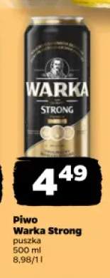 Piwo Warka Strong