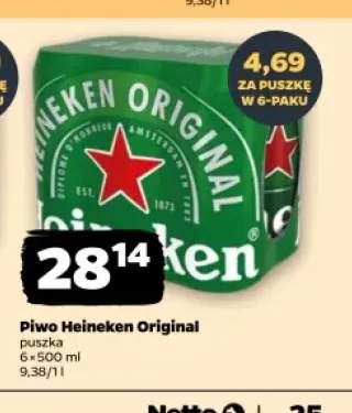 Piwo Heineken Original 6-pak 500 ml