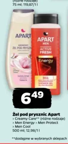 Żel pod prysznic Apart Men Energy +2 warianty