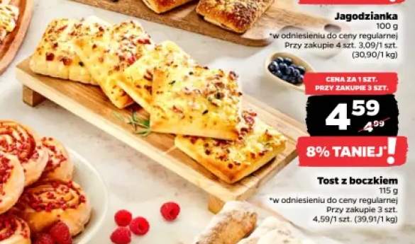 Tost z boczkiem