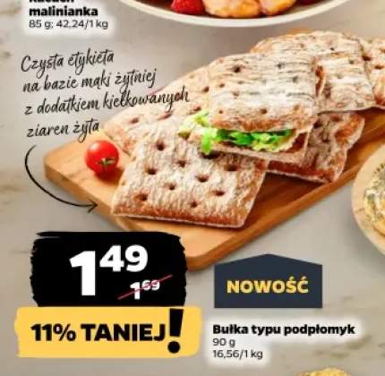 Bułka typu podpłomyk