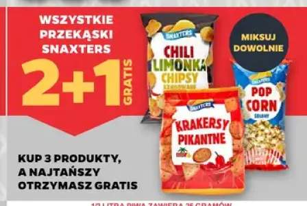 Krakersy pikantne Snaxters +3 warianty