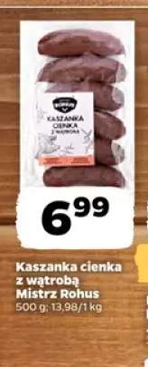 Kaszanka cienka z wątrobą Mistrz Rohus